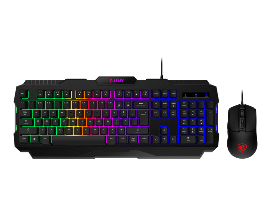 MSI FORGE GK100 Keyboard & Mouse COMBO MSI FORGE GK100 Keyboard & Mouse COMBO